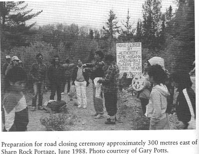 Closing the road