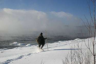 Walking west