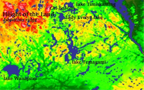 Temagami area from space