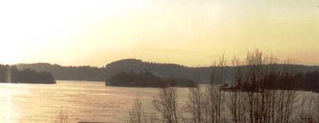 Temagami lake from Bear island