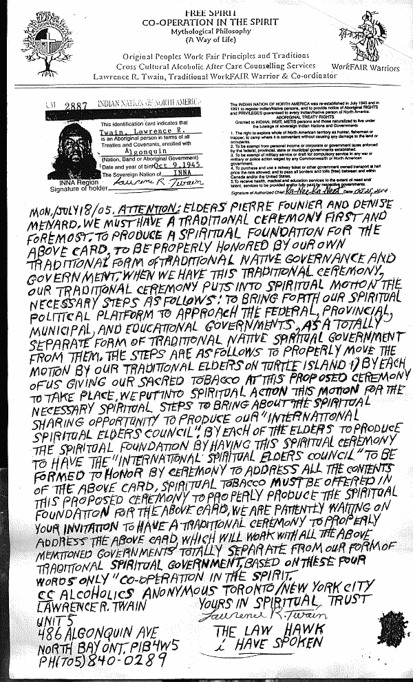 letter original